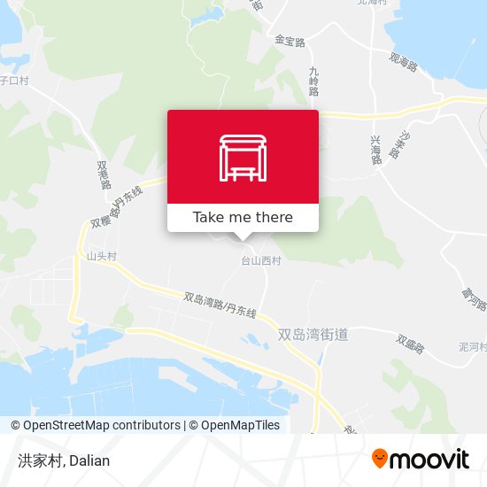 洪家村 map