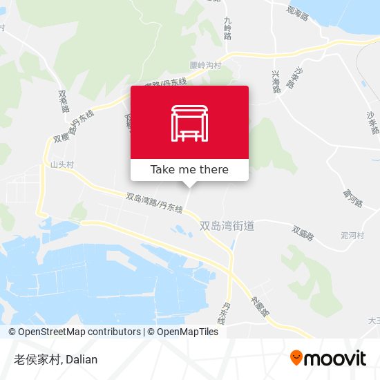 老侯家村 map