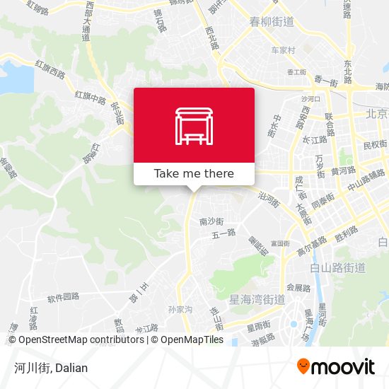 河川街 map
