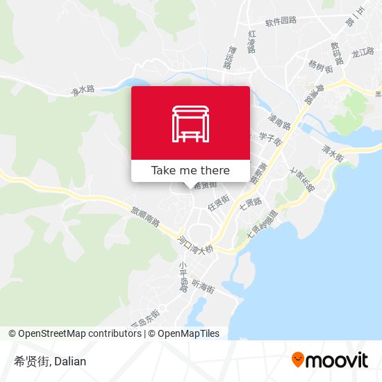希贤街 map