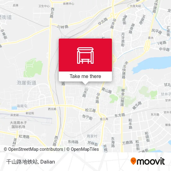 千山路地铁站 map