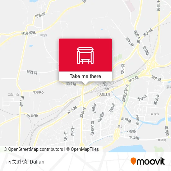 南关岭镇 map