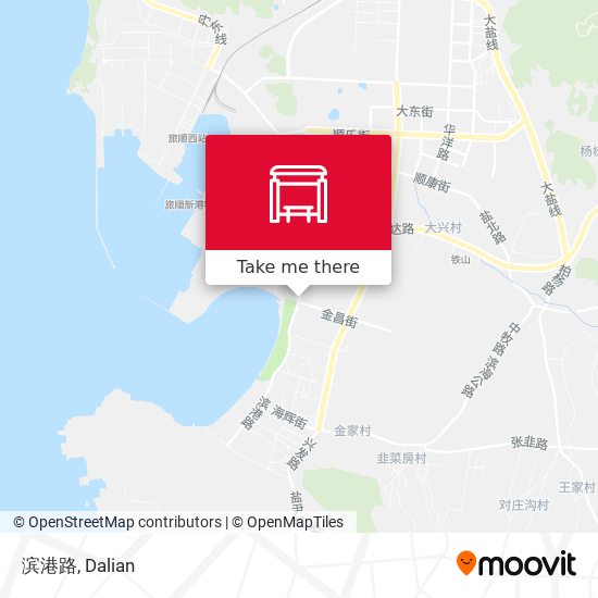 滨港路 map