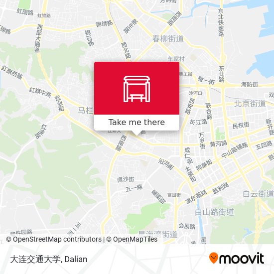 大连交通大学 map