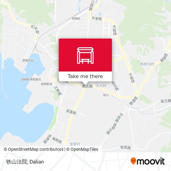 铁山法院 map