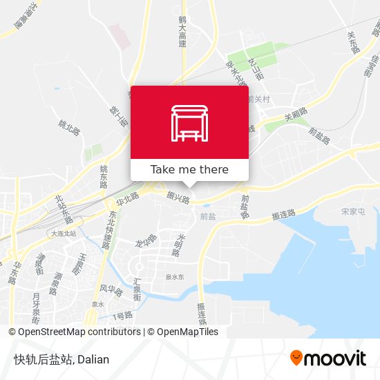 快轨后盐站 map
