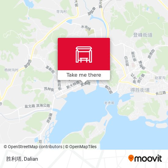 胜利塔 map