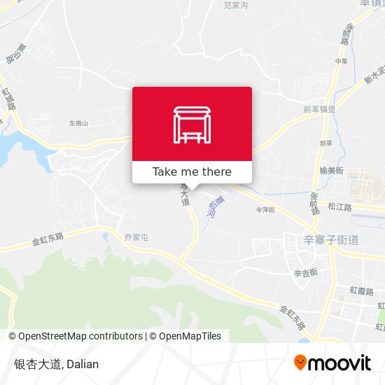 银杏大道 map