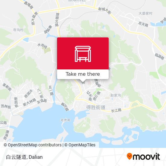 白云隧道 map