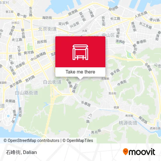石峰街 map