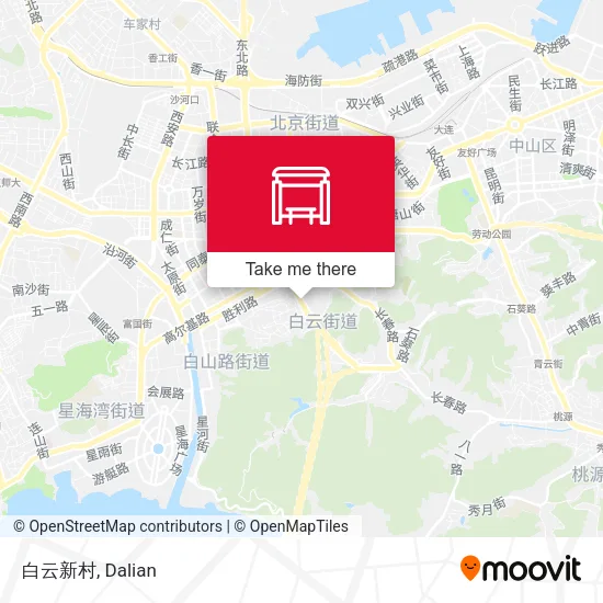 白云新村 map