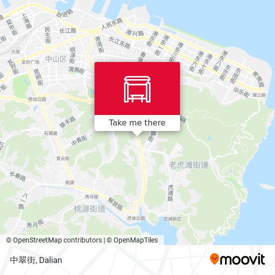 中翠街 map