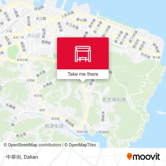 中翠街 map
