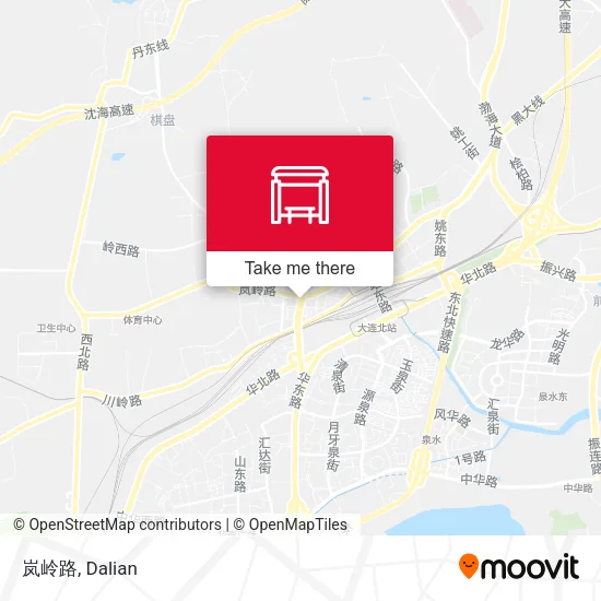 岚岭路 map