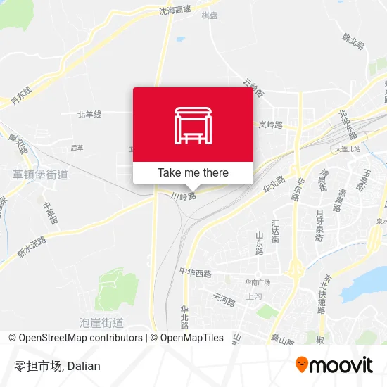 零担市场 map