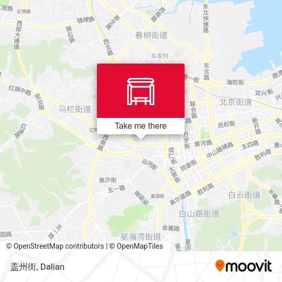 盖州街 map