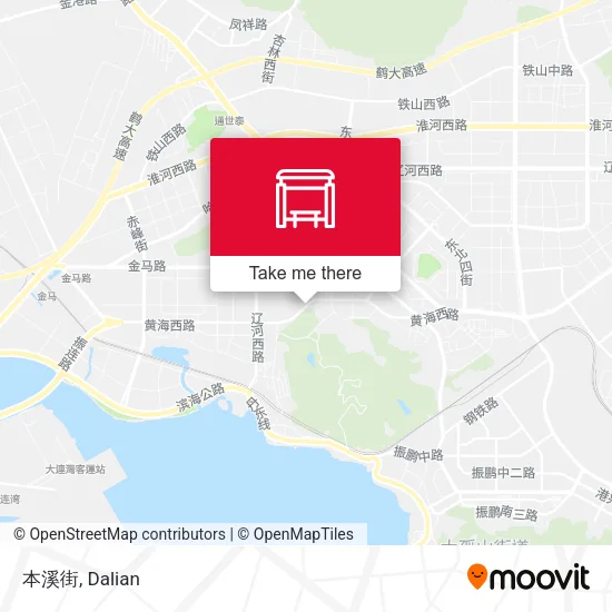 本溪街 map