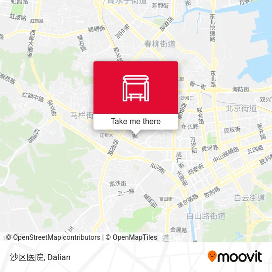 沙区医院 map