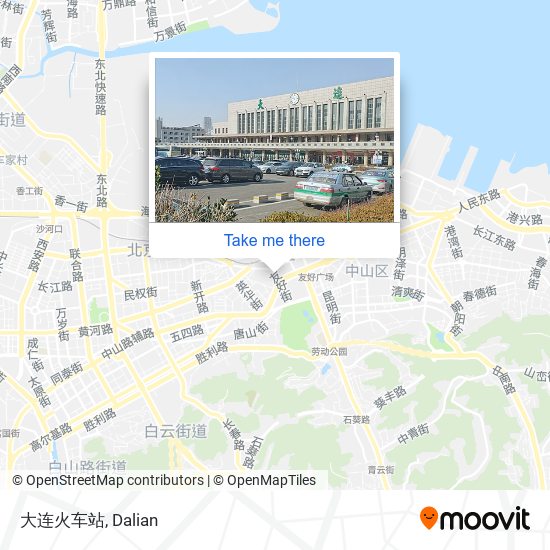 大连火车站 map