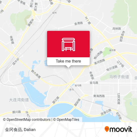 金冈食品 map