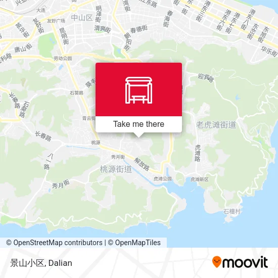 景山小区 map