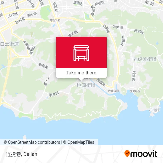 连捷巷 map
