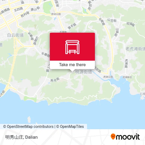 明秀山庄 map