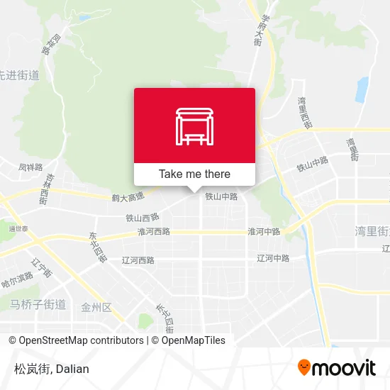 松岚街 map