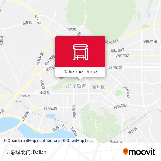 五彩城北门 map