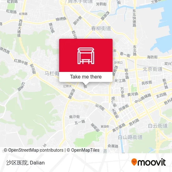 沙区医院 map