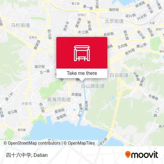 四十六中学 map