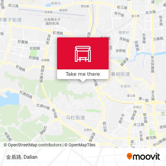 金盾路 map