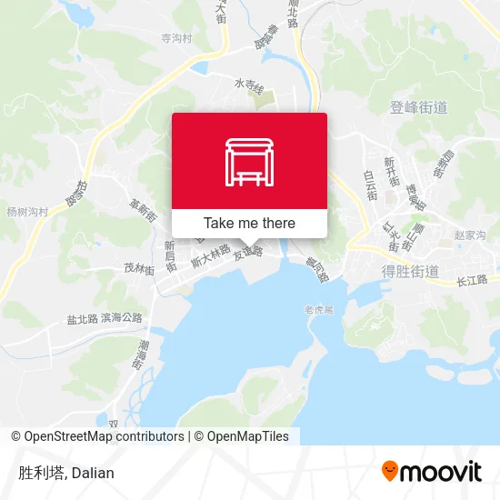 胜利塔 map