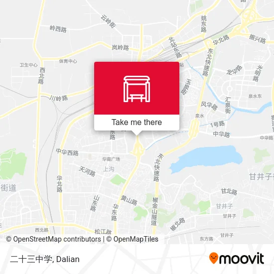 二十三中学 map