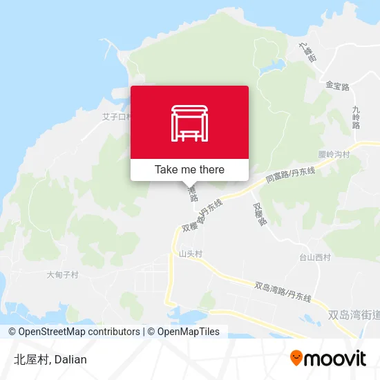 北屋村 map