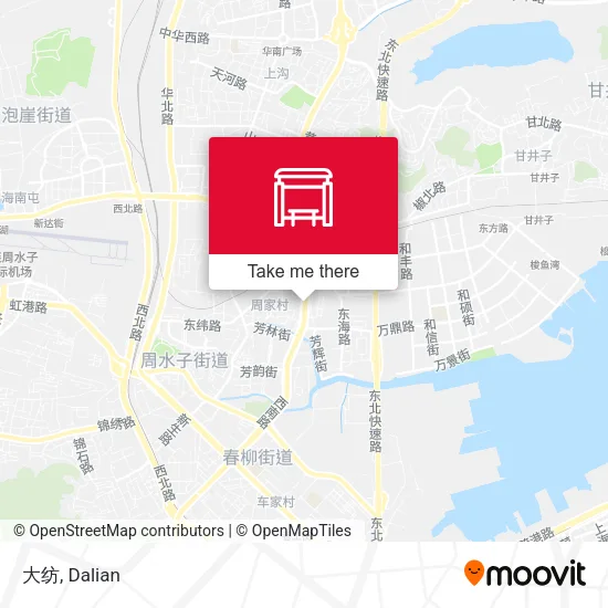 大纺 map
