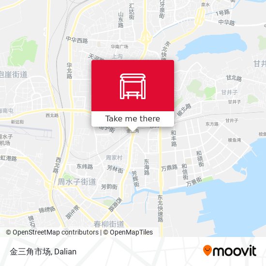 金三角市场 map