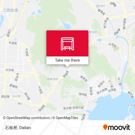 石板桥 map