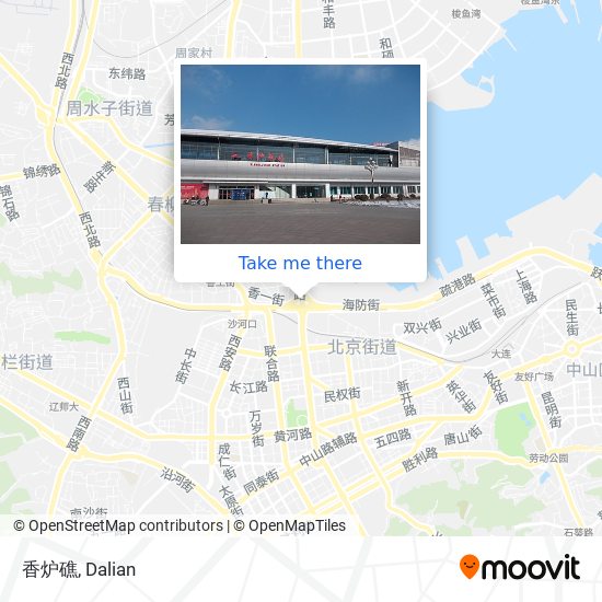 香炉礁 map