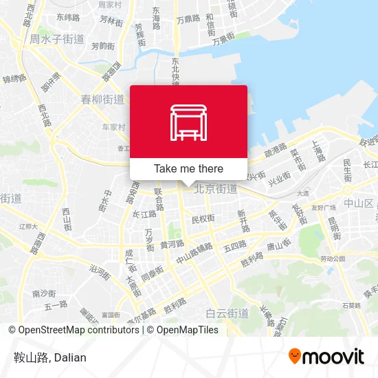 鞍山路 map