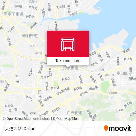 大连西站 map