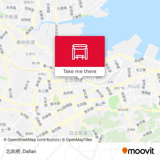 北岗桥 map