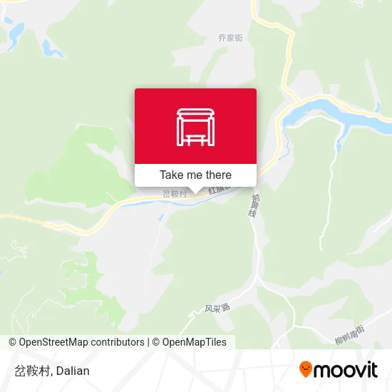 岔鞍村 map