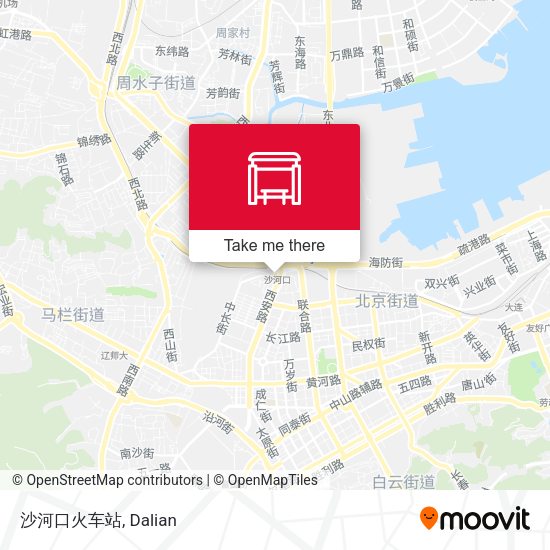 沙河口火车站 map