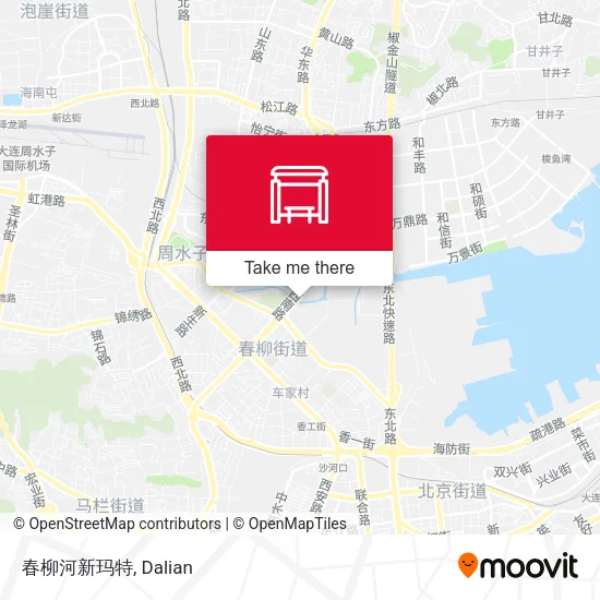 春柳河新玛特 map