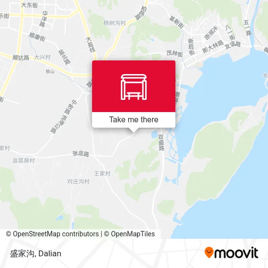 盛家沟 map