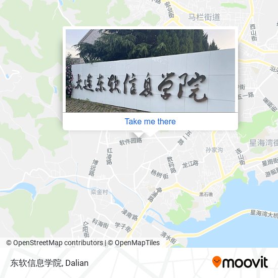 东软信息学院 map