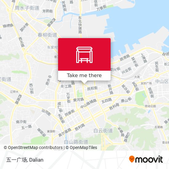 五一广场 map
