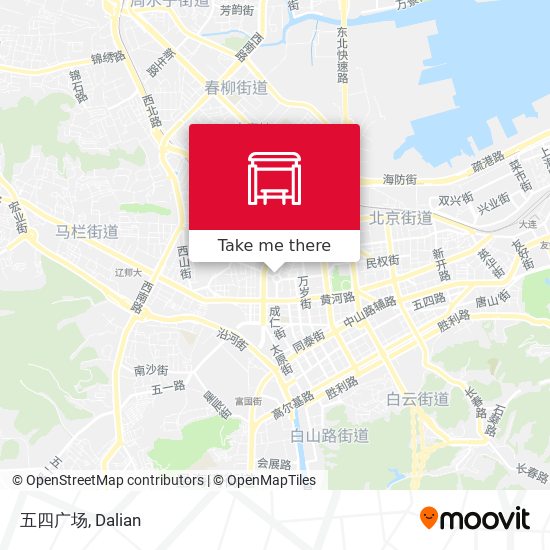 五四广场 map