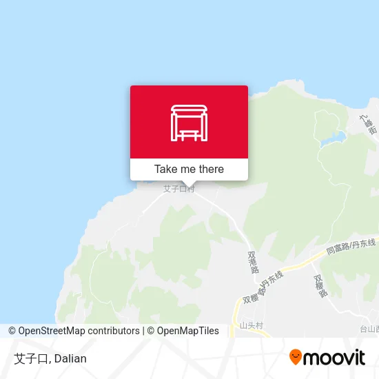 艾子口 map